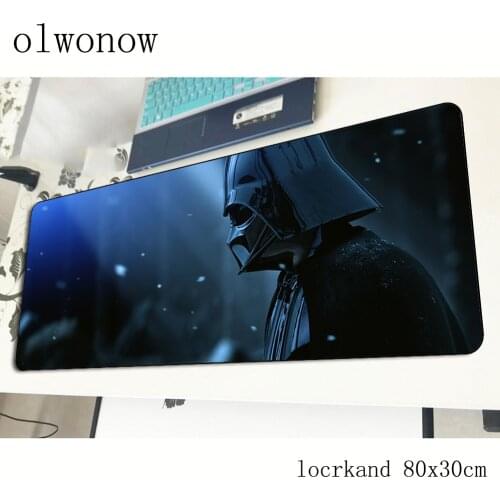 Star wars mousepad 80x30cm Customized gaming mouse pad big gamer mat present computer desk padmouse keyboard large play mats