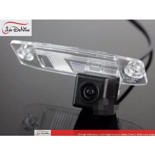 JanDeNing HD CCD Car Rear View Parking/ Backup Reverse Camera/ License Plate Light OEM For Cheysler Sebring 2007-2014