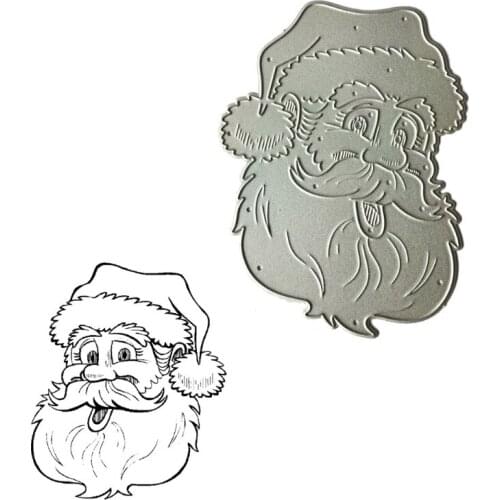 Santa Claus Metal Cutting Dies Stencil Scrapbooking DIY Album Stamp Paper Card Embossing Decoration Craft