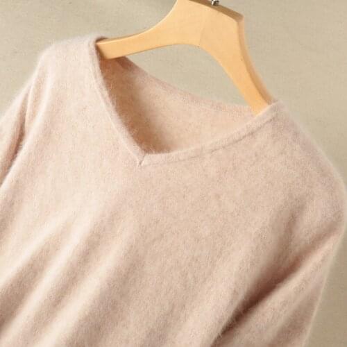 Mscubic Women's V-Neck Pullovers