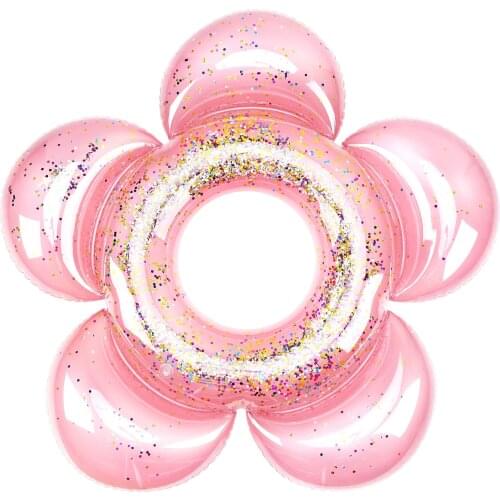 Inflatable Swimming Ring Donut Pool Float for Adult Kids PVC Swimming Mattress Rubber Ring Swimming Pool Toys Water Seat