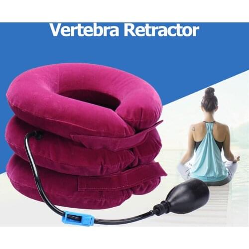 Neck Stretcher Inflatable Air Neck Traction Apparatus Device Medical Devices Orthopedic Collar Pillow Pain Stress Relief Tractor