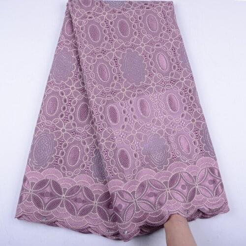 New Swiss Lace Fabric In Switzerland African Lace Fabrics High Quality Nigerian Tulle Lace Fabric Swiss Cotton Voile Lace S1510