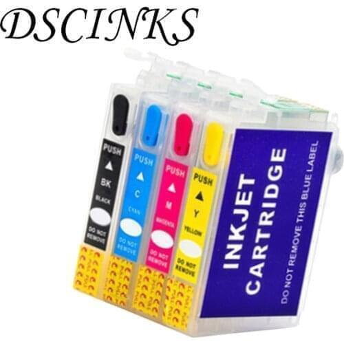 Empty T0891-T0894 Refilable cartridge with permanent chip For Epson Stylus S20 SX100 SX105 SX115 SX200 SX205 SX400 printer