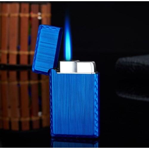 Retro relief National Wind Butane Gas Lighter Mini Torch Jet Lighters Creative Lucky Cigarette Windproof Lighter Mens gifts