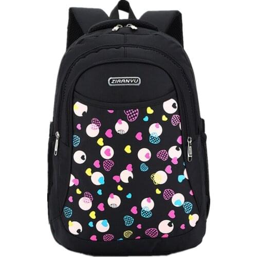 2021 New Children School Bags For Girls Kids School Backpack WomenFashion Printing Schoolbag Backpacks Travel mochila infantil