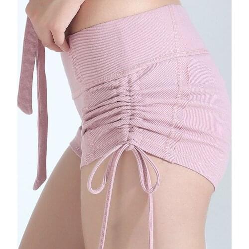 Trainning Exercise Sports Shorts Lace-Up Women Yoga Shorts Tight Running Gym Yoga Fitness Workout Shorts Running Shorts X345B