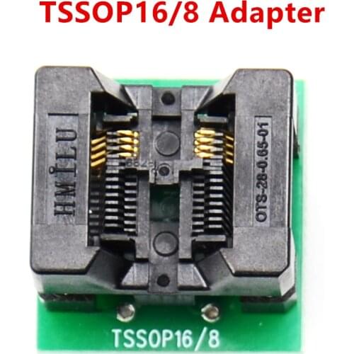 TSSOP16/8 to DIP8 Programmer Converter Adapter Socket OTS-28-0.65-01 For RT809H TL866II PLUS