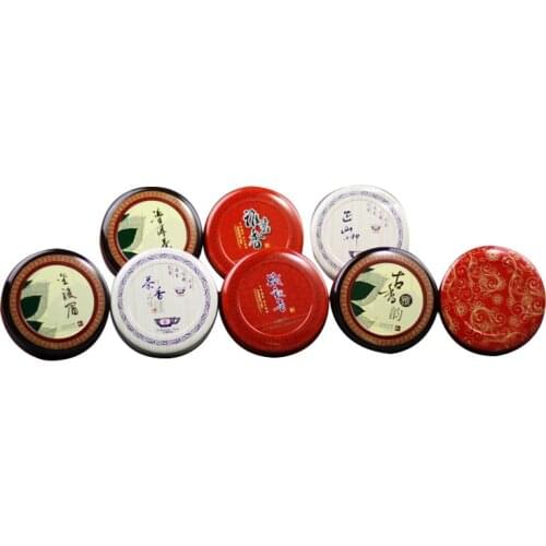 Xin Jia Yi Packaging Tea Tin Box Blank Aluminum Round Tin Cans Small Empty Soap Tea Coffee Food Grade Mini Sealed Gift Boxes