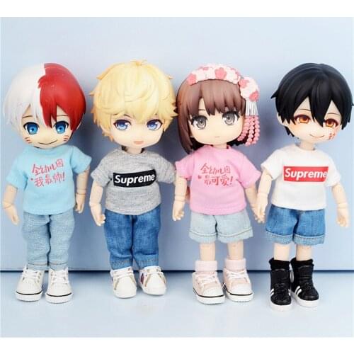1PCS 1/12 BJD Dolls Long pants For Ob11 obitsu11 Clothes jeans Dolls Accessories toys