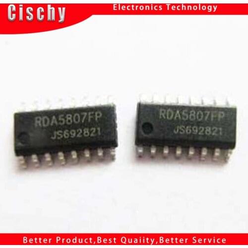 1pcs RDA5807FP SOP-16 RDA5807 SOP SMD FM stereo radio chip