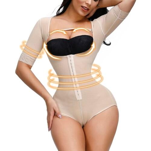 2020 Seamless Women Shapers Sleeve Body Shapewear Slimming Tummy Control Pantie Briefs Corset Underwear