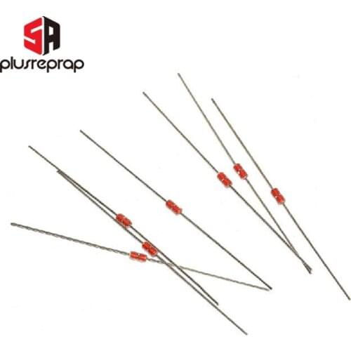20pcs/lot 100K NTC B3950 1% MF58 thermistor temperature sensor for Metal J-head hotend