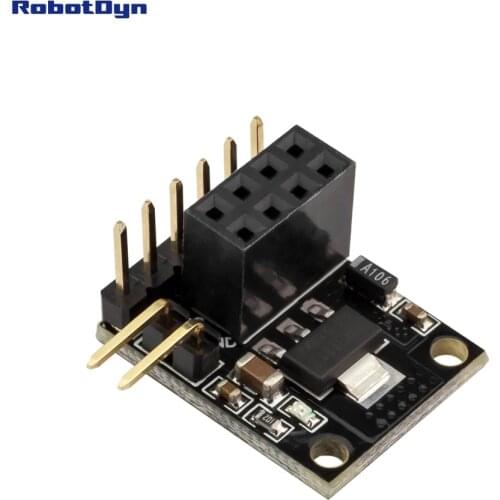 NRF24L01 Socket adapter, with regulator 3.3V