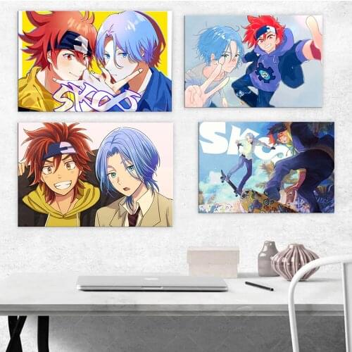 Anime Poster SK8 The Infinity SK EIGHT Reki Kyan Langa Hasegawa Miya Chinen Canvas Painting Wall Art Poster Home Decor