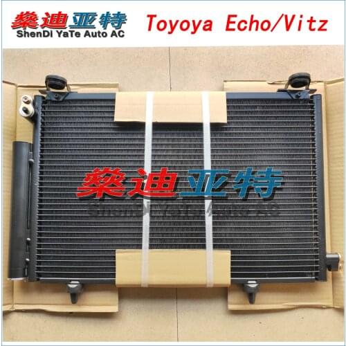 Automotive air conditioning condenser for Vitz Vios Yaku FUNCARGO ECHO NCP13-0037072 1999-2002 (Right peptide)