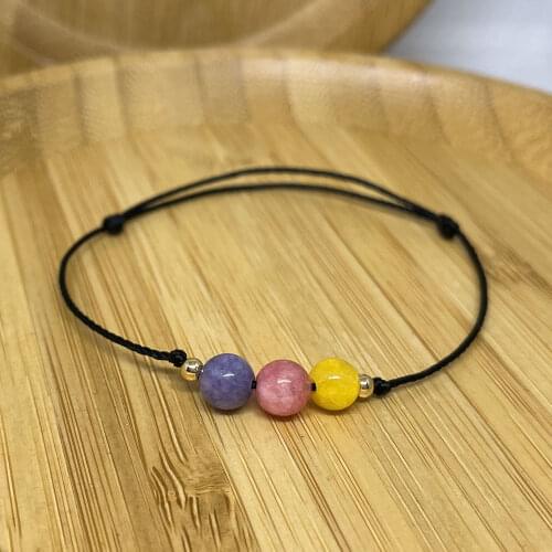 Natural Stones Bracelet Rosary Yellow Beads String Accessories Woman Handmade Summer Love Jewelry 2021 Original Gifts to Friends