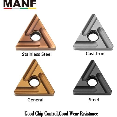 MANF Turning Tool Carbide Inserts TNMG160404 tnmg 160408 Indexable lathe Inserts CNC Insert Internal Turning Insetrs