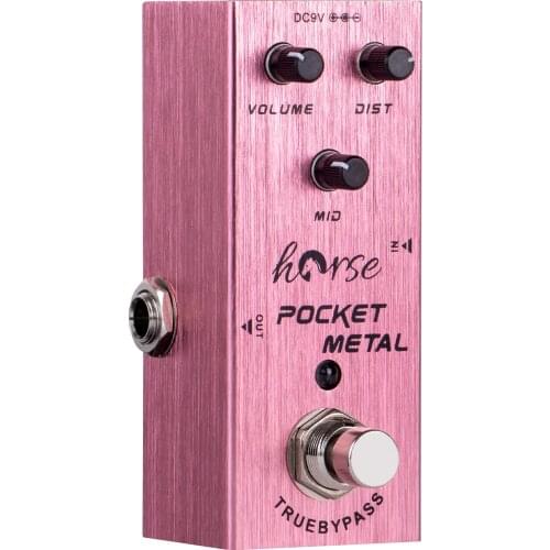 Horse Mini Guitar Pedal Effect Delay/Overdrive/Crunch/Distortion/Vintage Phaser/Tremolo/Chorus DC 9V True Bypass-Electric Guitar