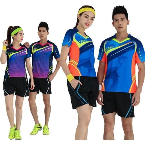 2019 Men / Women Sportswear shorts badminton , tennis uniforms , table tennis t-shirt , ping pong Jersey , Custom Sport uniforms