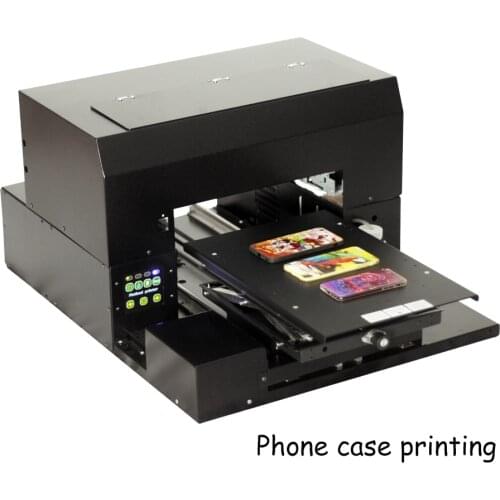 Large format A3 UV flatbed printer inkjet high-definition color output for T-shirt/mobile phone case/photo/3D printing