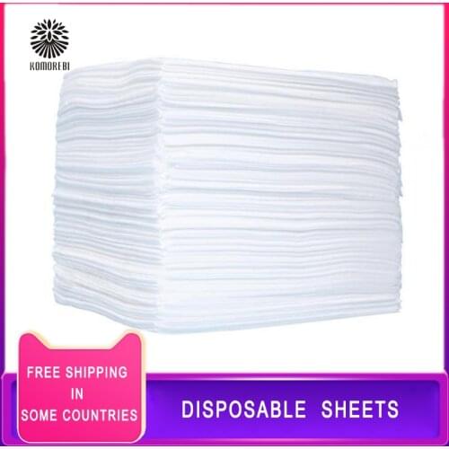100 PCS 70x170CM Disposable Thicken Non-Woven Bed Sheet Waterproof Bed Cover Beauty Salon SPA Tattoo Massage Table Hotels Travel