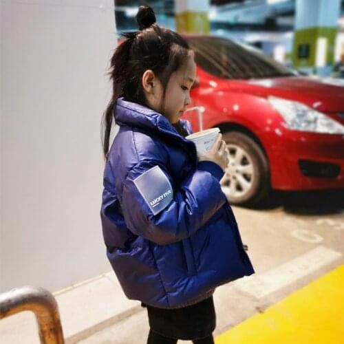 Short Oversize Girls Down Jacket Kids 10 to 12 years Teenage Coat Fashion Mother Daughter Matching Outfit Jackets