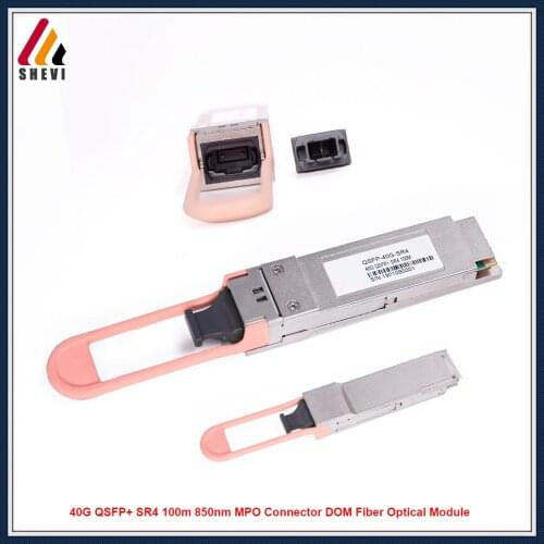 QSFP-40G-SR4 40GBASE-SR4 MMF 850nm 150M MPO DOM Fiber Optical Module compatible for cisco hw h3c