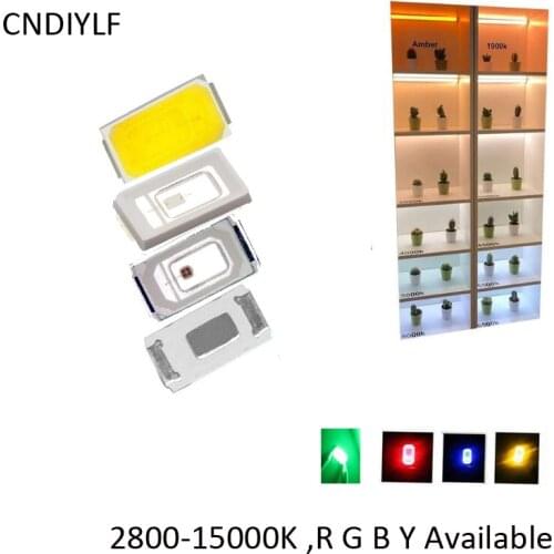 RA 80+ 2V 150ma 3V 150ma 6V 60ma 18V 30ma White LED SMD 5730 50-75lm/LED For LED Lighting