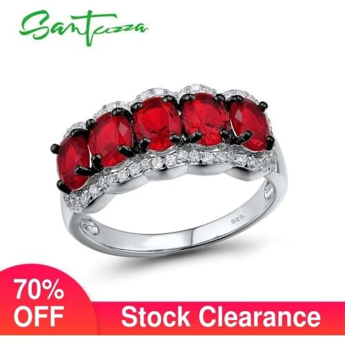 SANTUZZA Rings With Crystals