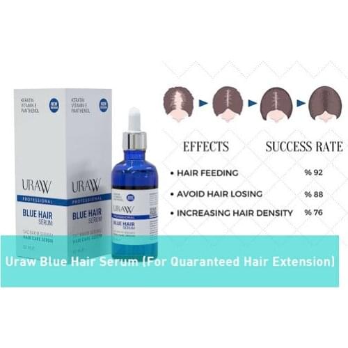 Uraw Blue Hair Serum Original Strengthens Hair Repair Slows Loss Men Women Growth Support トリートメント Essential Oil wzrost włosów