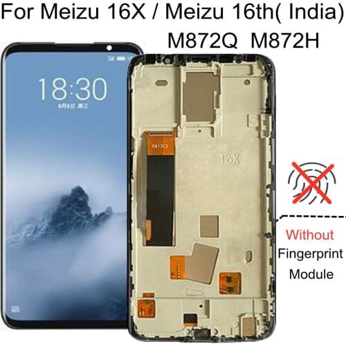 TFT screen FOR Meizu 16X M872Q LCD Display Touch Screen Replacement Accessories For Meizu 16 X LCD