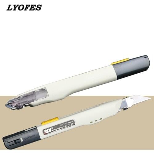Cutter Knife Knives Japanese Stationery Cutter Precision Utility Knife Blades Engraving Paper Box Cutter Small Metal Art Knife