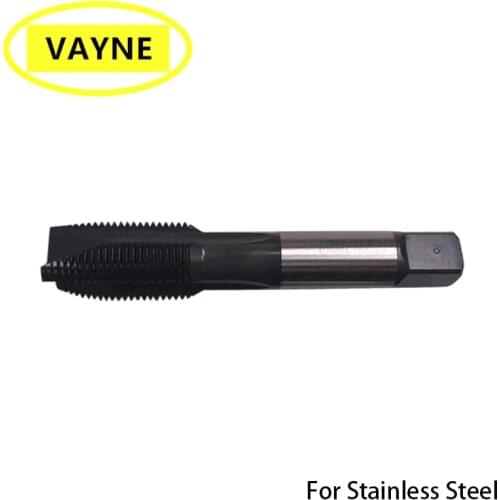 VAYNE HSSE Metric machine Spiral Pointed Taps For Stainless Steels M14*2 M16*2 Fine Thread screw tap M14*1/1.5 M16*1/1.5 Black