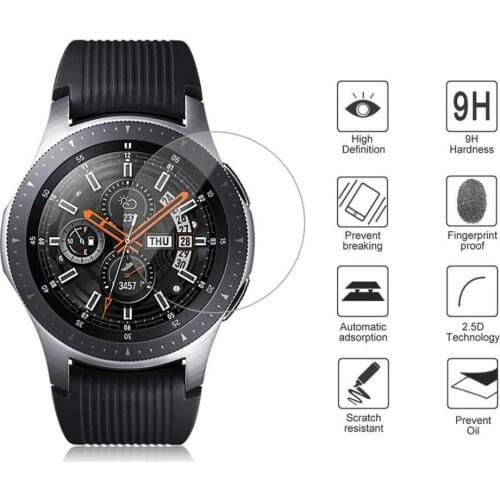For Galaxy Watch 46mm 42mm 3 41/45mm Tempered Glass for Samsung Gear S3 Classic Frontier Screen Protector Protective Glass Films