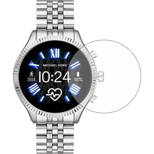 Tempered Glass Protective Film Guard For Michael Kors Access Lexington Gen 5 Watch Smartwatch Screen Protector Cover Protection