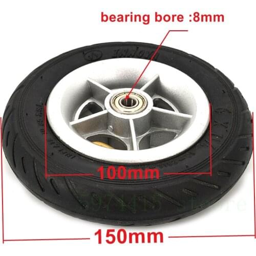 6 inch 6x1 1/4 tire Inflation wheel for small surf electric scooter 150mm tyre inner tube fits Motorcycle A-Folding Bike