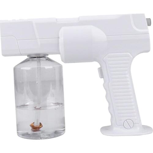 600ML BLUE LIGHT NANO SPRAY GUN DISINFECTION SPRAYER CORDLESS USB CHARGING
