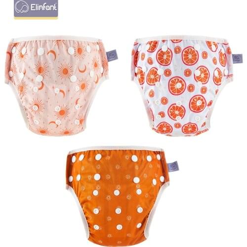 Elinfant Baby Swimming Diaper & Girlsg Washable Ideal for Swimming Lessons /Holiday Reusable Adjustable for Baby Boys