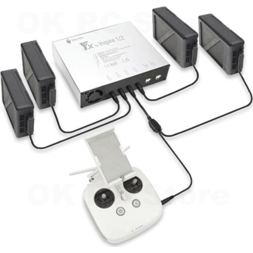Inspire 2 Battery Charging Hub TB50 Intelligent Battery Charger for DJI Inspire 2 Drone and Ronin 2 3-axis Stabilization System