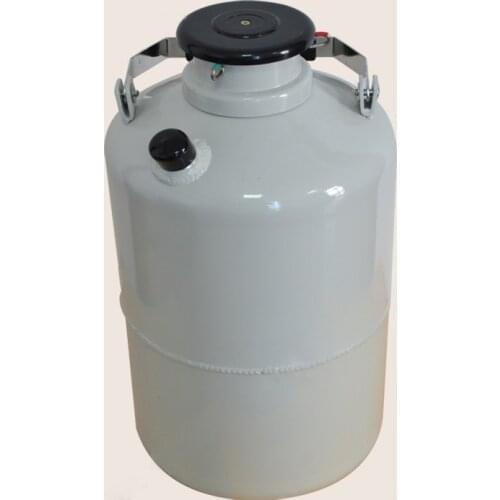 10L Liquid Nitrogen Container Molecular Cream Cans Biological Containers for Cryogenic Dewar Storage Tank with Strap