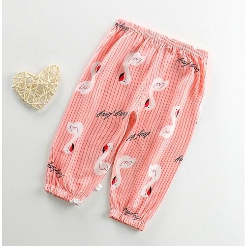 Summer Children Anti-mosquito Pants Baby Boys Girls Harem Pants Newborns Lantern Toddler Trousers Kids Clothes Baby Bottoms 0-6Y