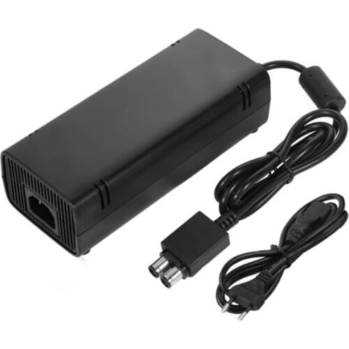 Mini Sealed AC Brick Adapter Power Supply for Microsoft for Xbox 360 Slim With Charger Cable 135W Universal 110-220V Wide Voltag