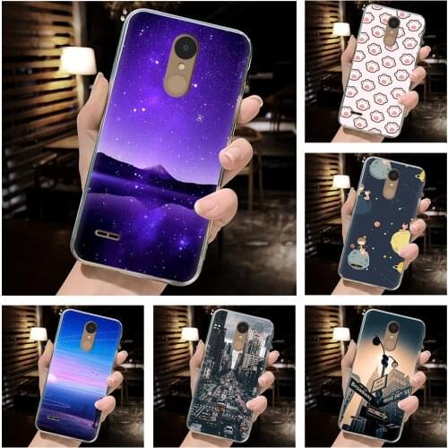 Cartoon Silicone Phone Case For LG K8 2017 X240 Euro Anti-knock Shockproof For Woman Soft Cover