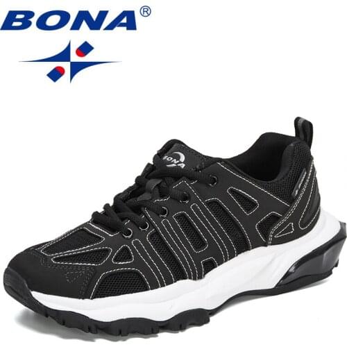 BONA 2021 New Designers Classics Outdoor Walking Shoes Men Professional Training Shoes Sneakers Man Leisure Footwear Mansculino