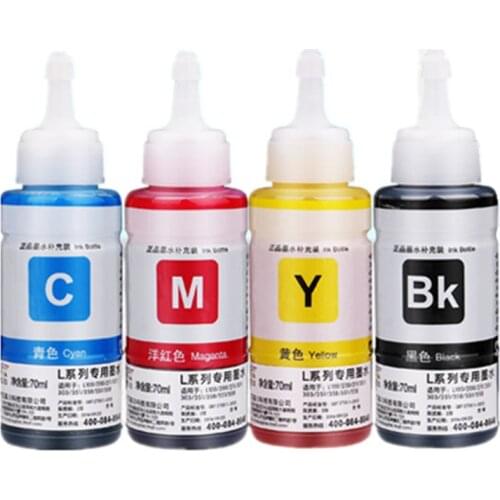 Refill Ink kit DYE ink for Epson L100 L110 L120 L132 L210 L222 L300 L312 L355 L350 L362 L366 L550 L555 L566 printer