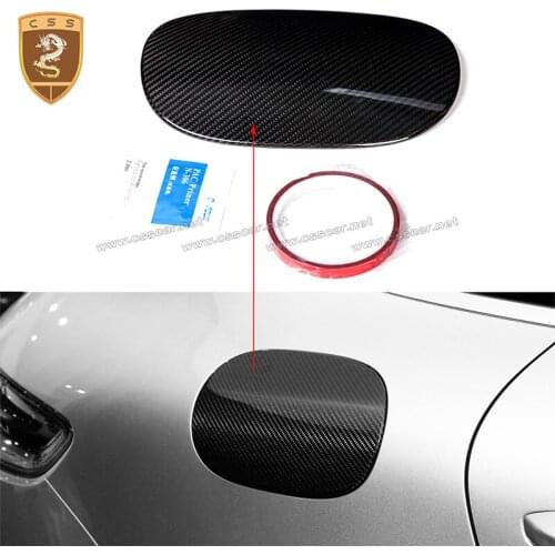 New Arrivals Porsche-macan 95B Dry Carbon Fiber Fuel Pump Covers Replacement Style Gas fuel tank cap automobile parts 00501