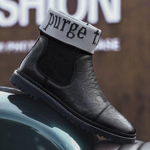 New Autumn Ankle Boots Fashion Tactical Military Boots Male Boots Winter Shoes Men