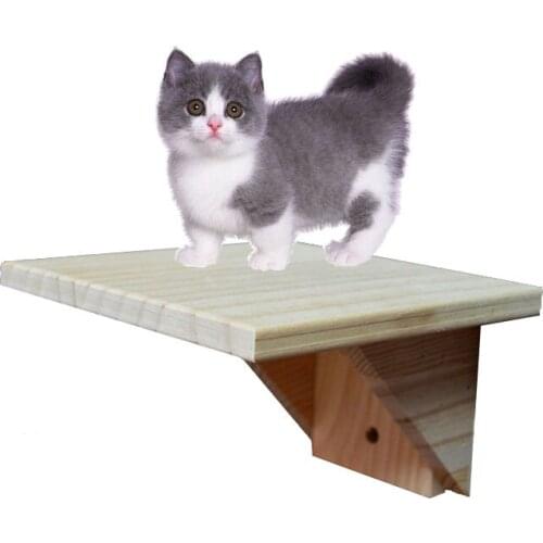 Cat Climbing Frame Cat Tree Stratch Board Wood Jumping Platform DIY Cat Furniture Kitten Springboard Wall Mounted Toys for cats