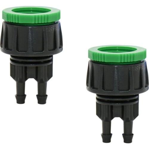 Female thread 1/2 3/4 to 1/4" hose 2-way water splitter Garden tap Y Irrigation 4/7 hose splitter watering 30pcs